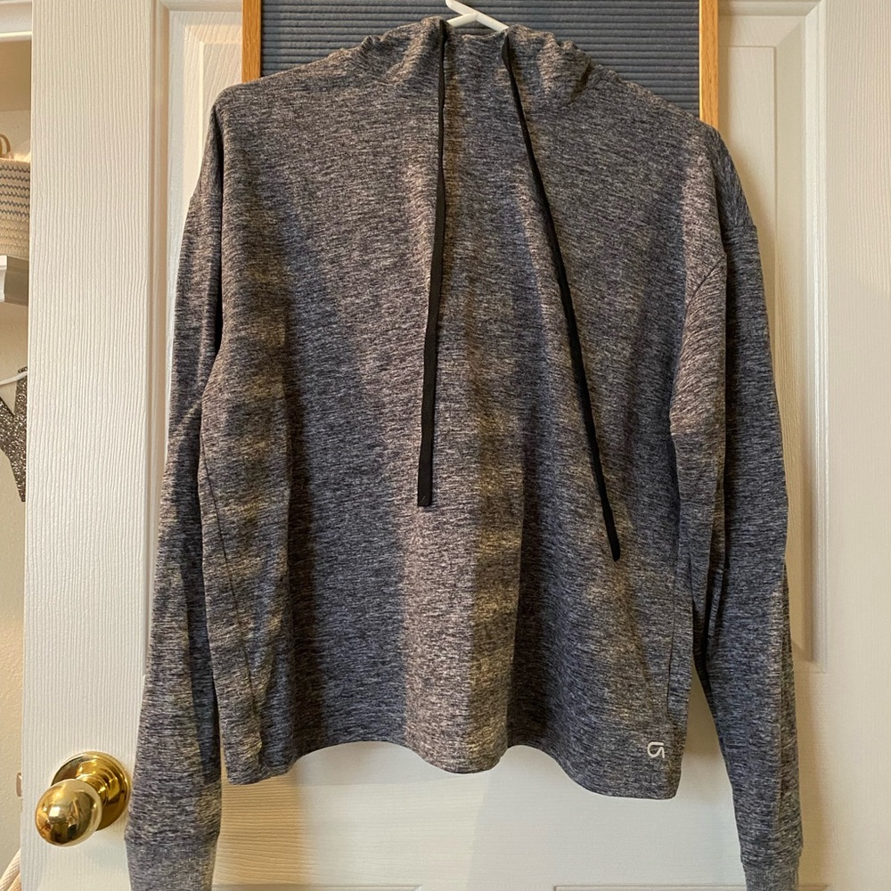 Gap Fit pullover hoodie with an amazing open back detail